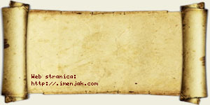 Isidora Sedlar vizit kartica